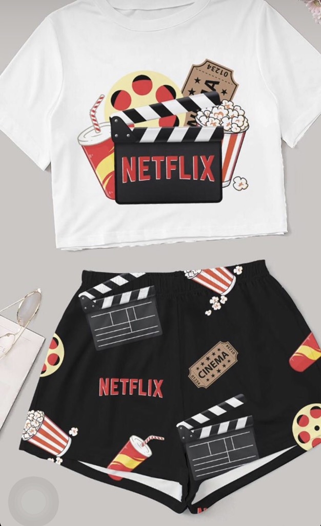 Pijama Netflix Preto