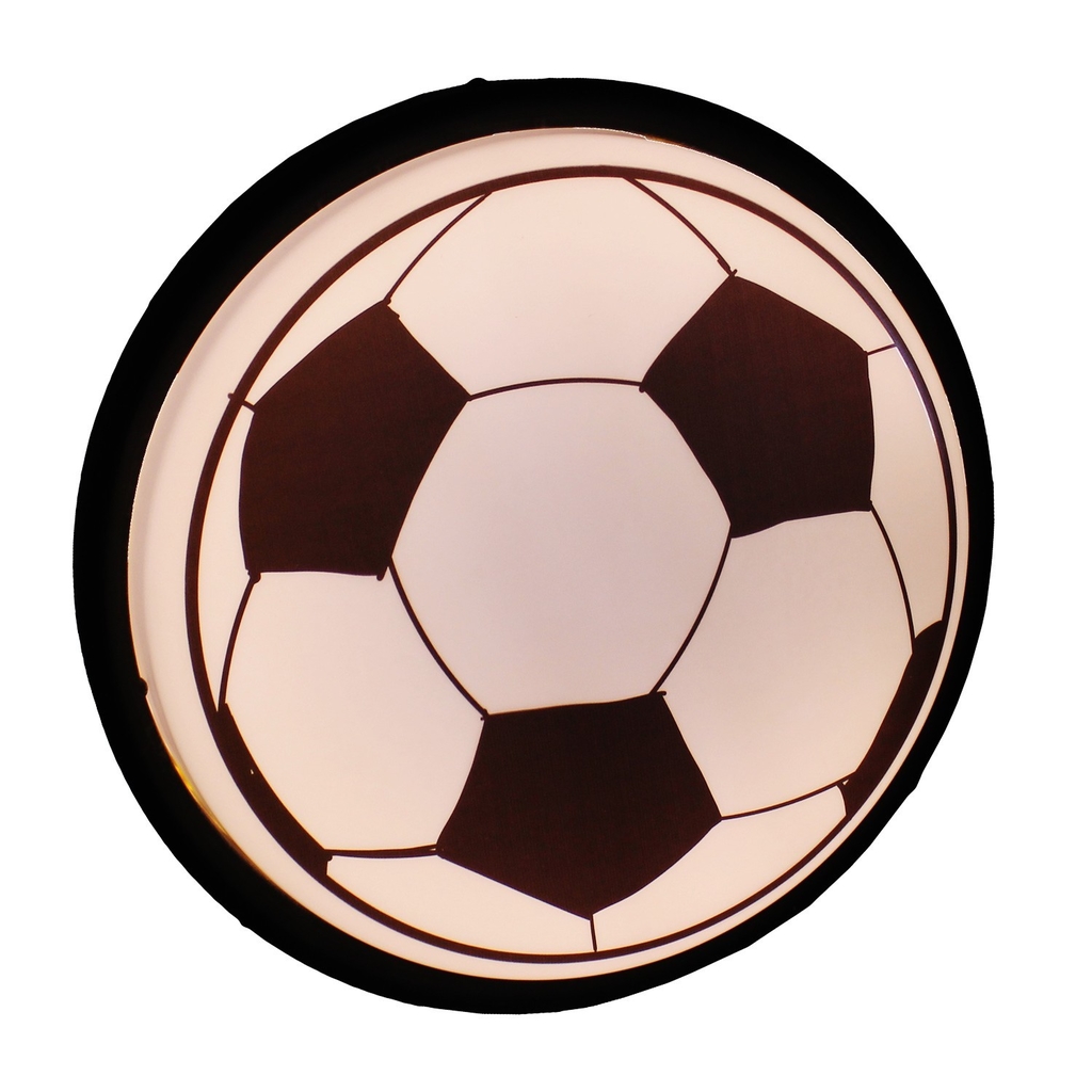 Luminária de Parede Sign Bola de Futebol
