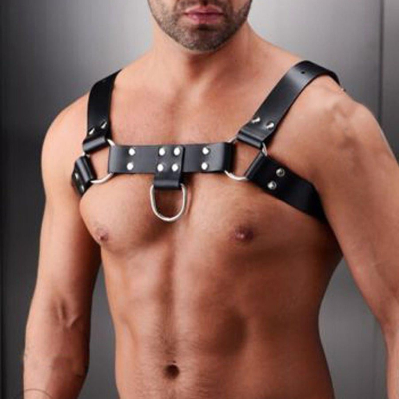 Pechera de cuero para Hombre 30 mm