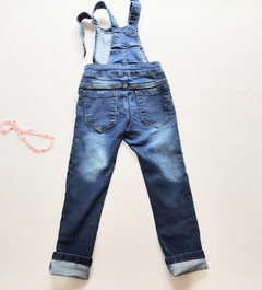 Jardinero jeans elastizado largo - comprar online