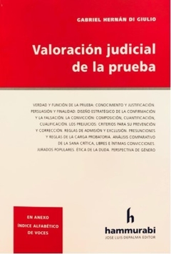 DI GIULIO - VALORACIÓN JUDICIAL DE LA PRUEBA