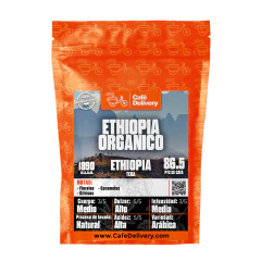 Café De Especialidad Etiopía Orgánico 1/4kg Grano O Molido