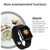 Relógio Smartwatch Iwo X8 -Branco - Love Biju - Relogios e Bijuterias