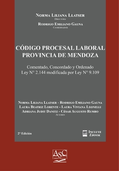 Código Procesal Laboral de Mendoza (Papel + eBook) - comprar online