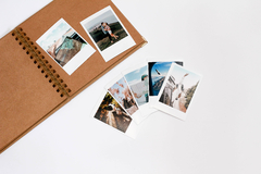 Kit 100 fotos revelação polaroid album, presente, scrapbook