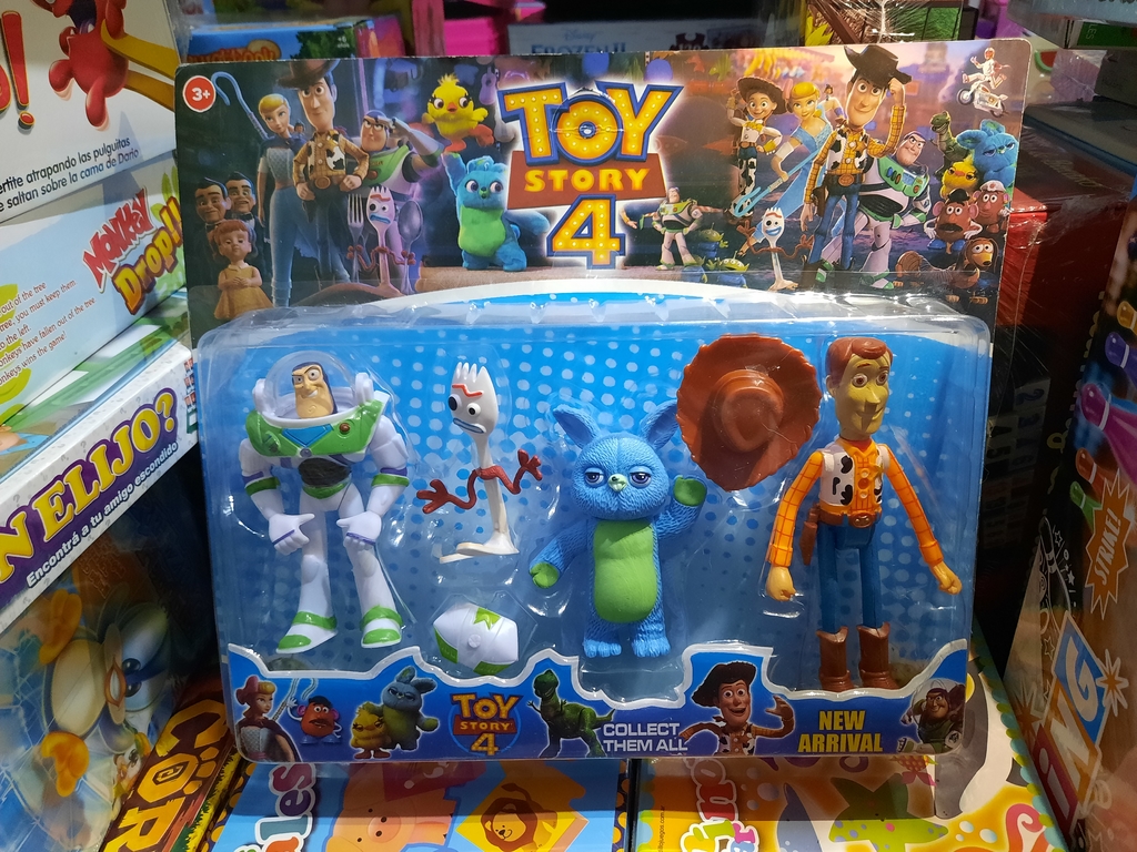 Set blister muñecos Toy Story 4 x4
