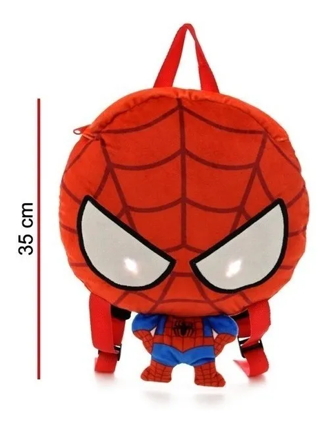 Mochila Avengers Spiderman 35 Cm De Peluche Phi Phi Toys Hombre Araña
