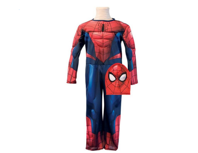 Disfraz con músculos Avengers Spiderman Hombre Araña
