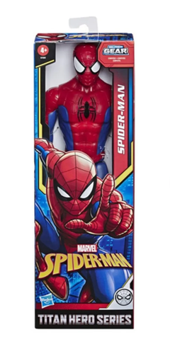 Muñeco Marvel Avengers Spiderman Hombre Araña Hasbro Titan Hero Series 30 Cm