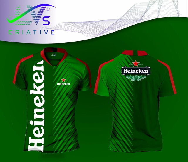 camisa personalizada da heineken