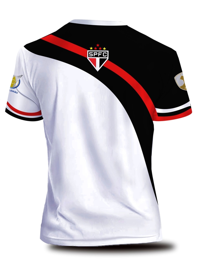 Camisa Camiseta Torcedor São Paulo Personalizada SPF01