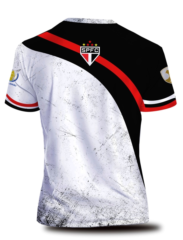Camisa Camiseta Torcedor São Paulo Personalizada SPF02
