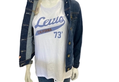 Remera The Perfect Tee Levis Script Varsity Mujer (8589)