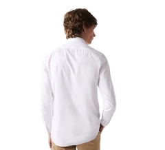 Camisa Popeline Extensible Lisa Slim Fit Lacoste (8759) - tienda online