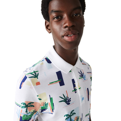 CHOMBA POLO MC FULL GRAPHIC REGULAR FIT LACOSTE (8780)