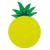 descanso-para-panela-amarelo-em-silicone-abacaxi-fundo-branco