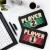 kit-com-duas-necessaires-em-neoprene-pretas-player-um-player-dois-imagem-ambientada
