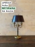 ABAJUR COM CÚPULA DE METAL