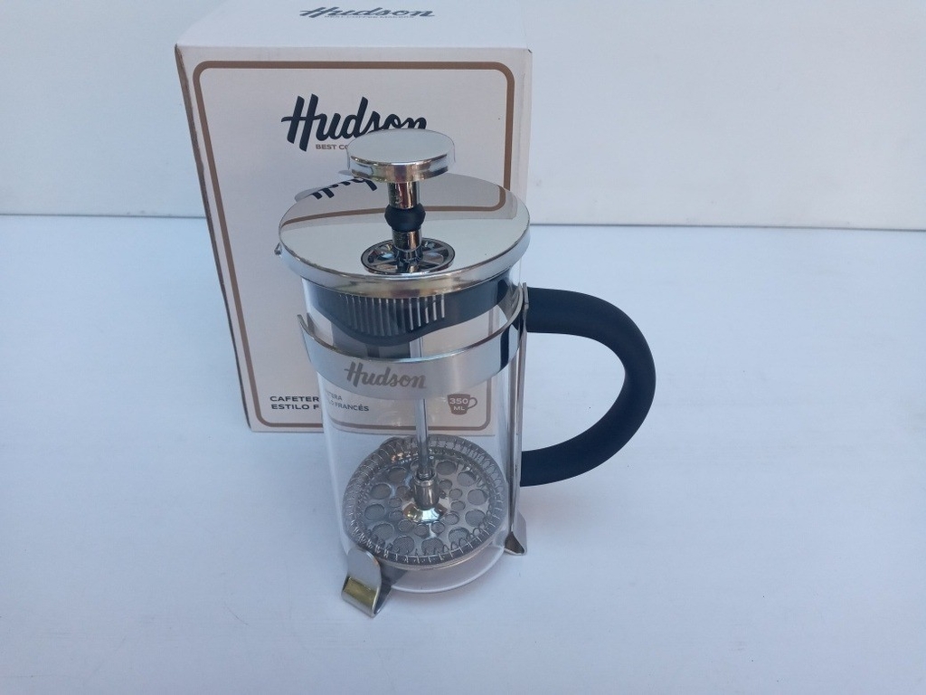 Cafetera De Embolo Prensa Francesa Vidrio Plastico 600ml A Presión