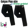 Calça jeans plus size escura. Frete grátis! Ref 796