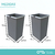 Imagen de Porta residuos doble 24 + 24Lts