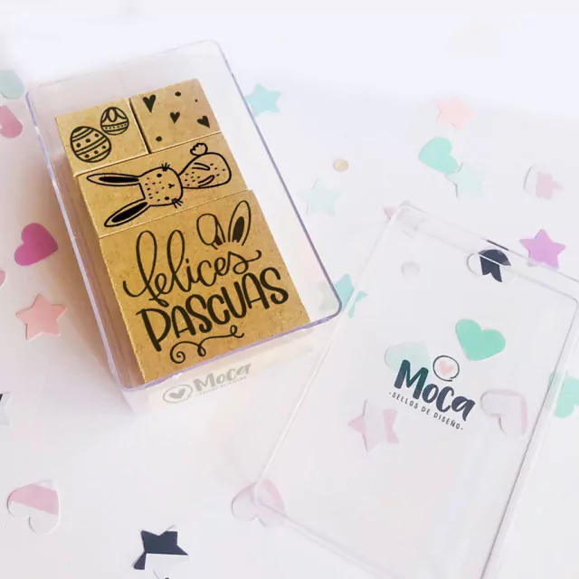 Mini Kit Temático - Pascuas - MOCA Sellos de Diseño