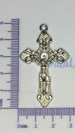 Crucifixo Kairós 50mm - Níquel - comprar online