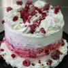 Torta helada merengue frambuesa