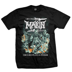 PACK nro.4 (VINILO MALON Oscuro plan del poder + REMERA + POSTER) en internet