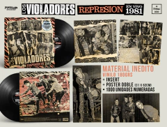 LP LOS VIOLADORES "REPRESION En vivo 1981" - comprar online