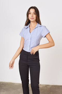 Camisa manga corta rayada - comprar online