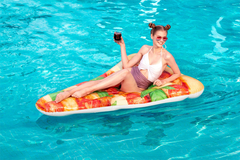 Colchoneta inflable Pizza 1.88 mts x 1.30 mts Bestway - comprar online