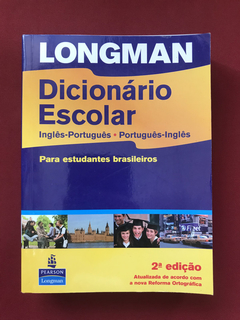 Livro - Dicionário Escolar - Inglês/ Português - Seminovo