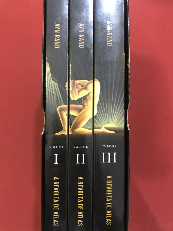 Livro- Box A Revolta De Atlas - 3 Volumes - Ayn Rand - Semin