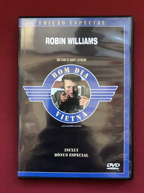 DVD- Bom Dia Vietnã - Robin Williams - Ed. Especial - Semin. DVD- Bom Dia Vietnã - Robin Williams - Ed. Especial - Semin.