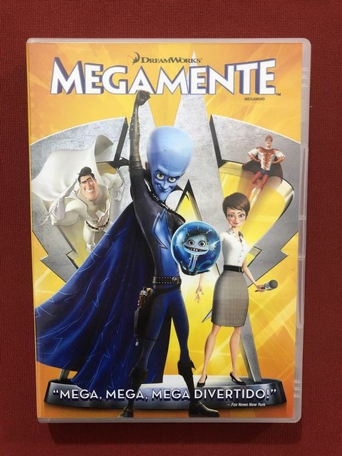 DVD - Megamente: O Botão da Perdição - Will Ferrel- Seminovo