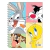 CUADERNO A5 16x21 CM TAPA DURA RAYADO LOONEY TUNES PERSONAJES PASTEL MOOVING