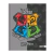 CUADERNO ESCOLAR 19x24 CM TAPA DURA HARRY POTTER HOGWARTS COLORES MOOVING