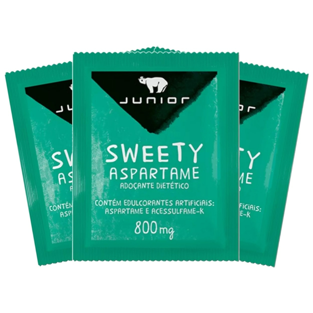 Adoçante Dietético Sweety Aspartame Junior Sachê 0,8g 1000UN