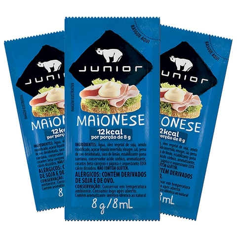 Kit Maionese Grill + Baconese Junior Bag Pouch Refil 1,1kg
