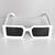 Óculos de Sol Cube - Branco - PINKFLOR