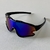 Óculos de Sol Josh - Preto Multicolor Azul na internet