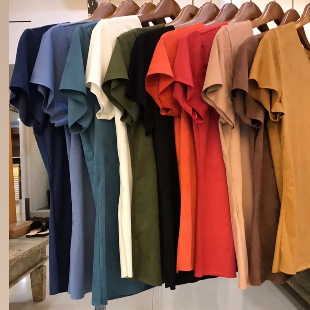 blusa suede atacado