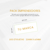 Imagen de Pack Emprendedores : Etiquetas + 1 Diseño (todo incluido)