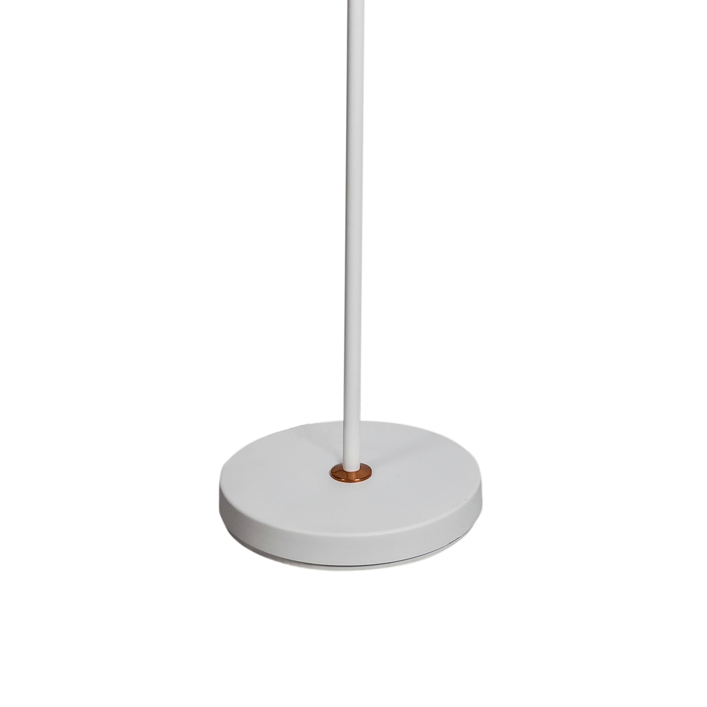 LUMINARIA DE CHÃO ZUCCA Ø24,5X161CM 2XG9 / GLOBO Ø12CM / COLUNA USINA