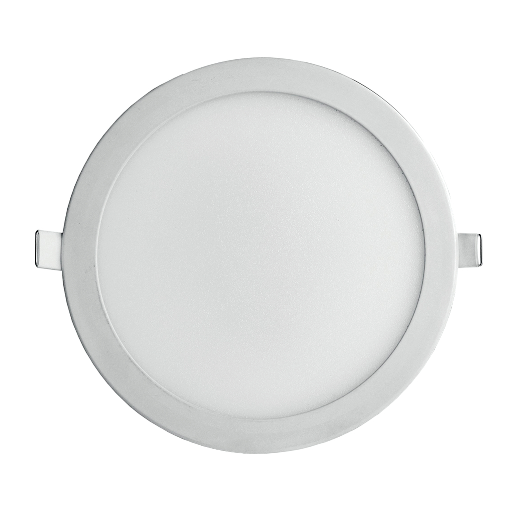 LUMINÁRIA DE EMBUTIR REDONDO 24W 3000k LED BIVOLT Ø29X2,5CM DOWNLIGHT