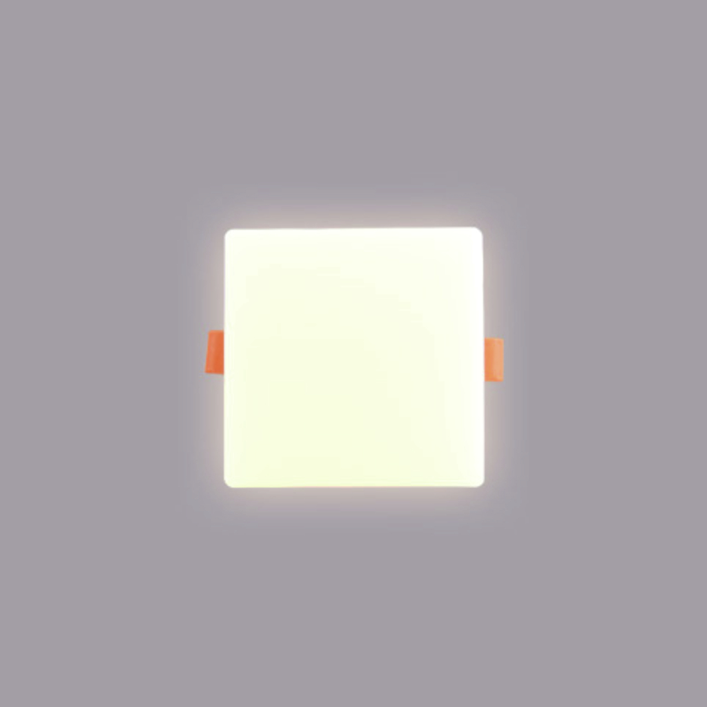 LUMINÁRIA SEMI EMBUTIDA QUADRADO 15W 3000k LED BIVOLT 12X12X1,5CM