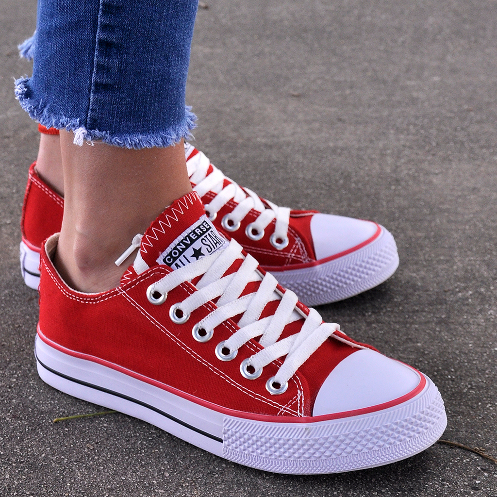 converse rojas plataforma