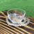 Xícara de Chá Cristal com Pires de Coração Corações 170ml Lyor 170ml na internet