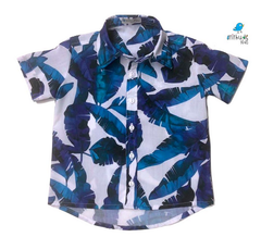 Camisa Noah - Azul | Folhas - Safari / Praia